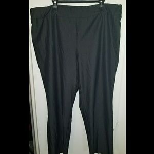 Avenue Charcoal Pull-on Slimming Dress Pants